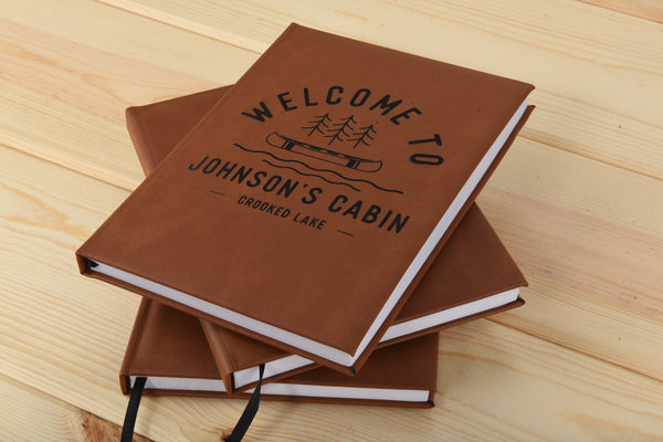 Custom Cabin Guest Book