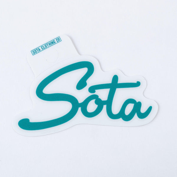 Sota Script Sticker