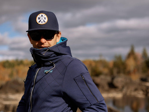 Scout Snapback Hat - Navy/Gold