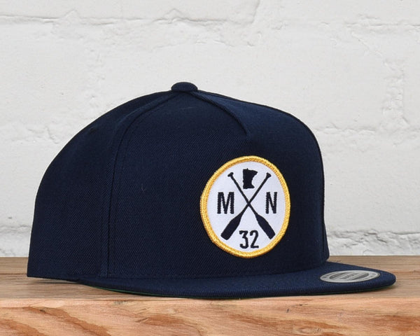 Scout Snapback Hat - Navy/Gold