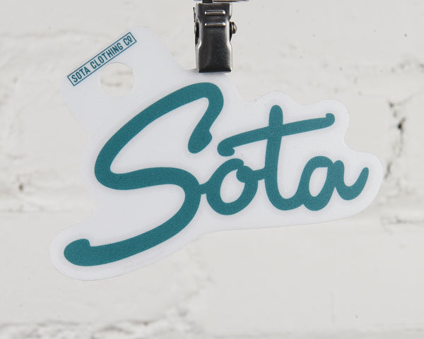 Sota Script Sticker