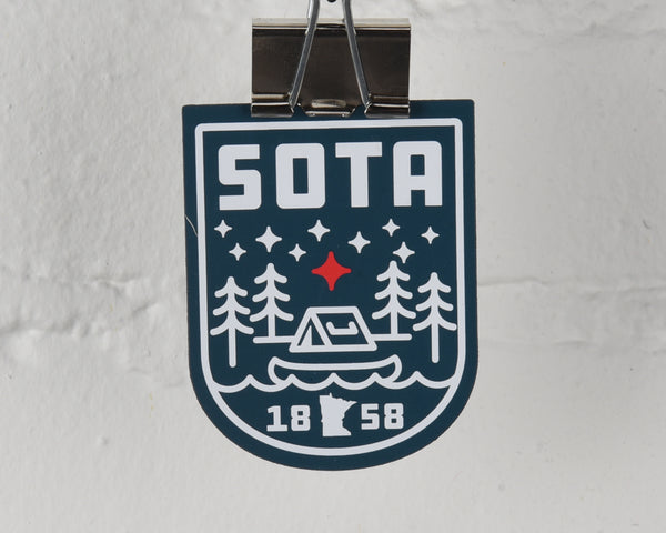 Sota Camp Scene Magnet